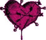 Gif animé coeur attaché